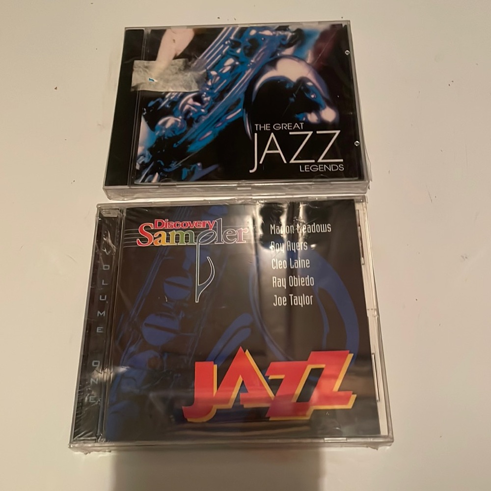 Audio CD lot The great jazz legend and discovery sampler jazz bundle